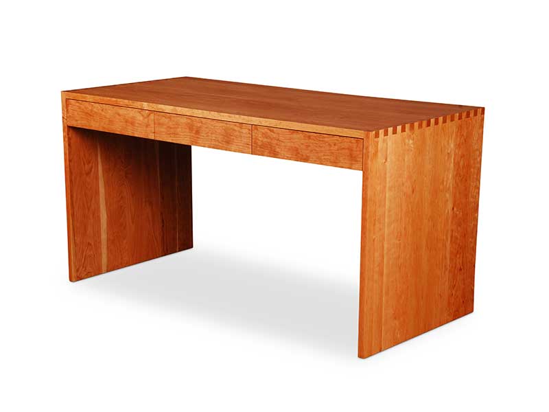 Fingerjoint-Desk-3-Drawers Fingerjoint Desk