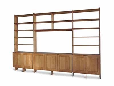 Cherry Wall Unit - Base Cabinets - Screen Center 400x300 New Directions Wall Unit With Screen Space