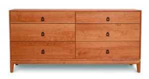 Mansfield Six Drawer Dresser in Solid Cherry