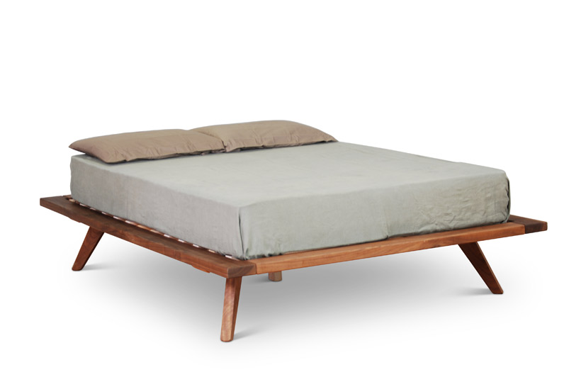 Cosmos Bed in Walnut Cosmos Bed in Walnut