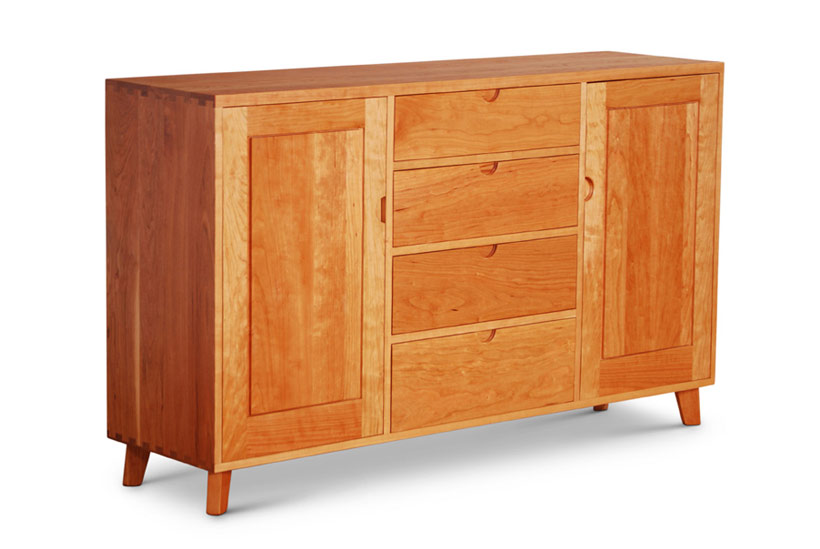Dovetail Credenza Drawers with Doors