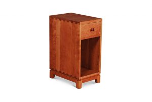 Narrow Dovetail One Drawer Nightstand