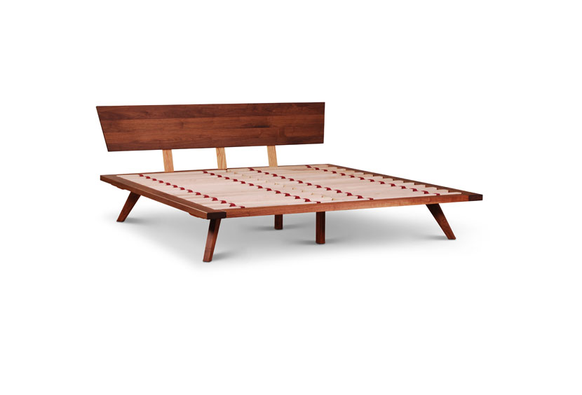 Cosmos Platform Bed - King Size - Walnut
