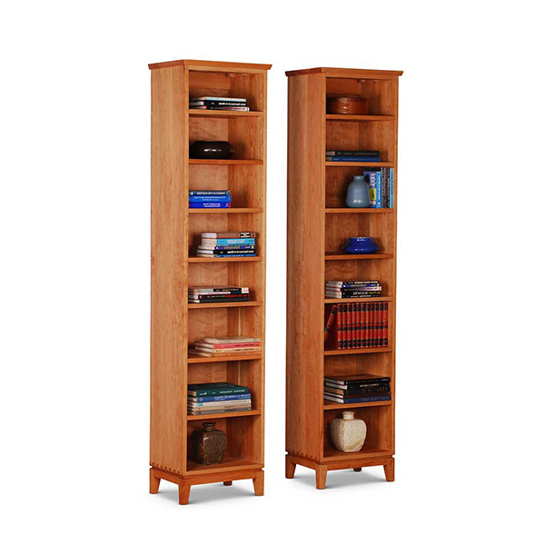 Narrow-Harrison-Bookcases_600 Narrow Bookcase Pair