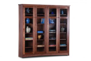 Double Bookcase With Doors