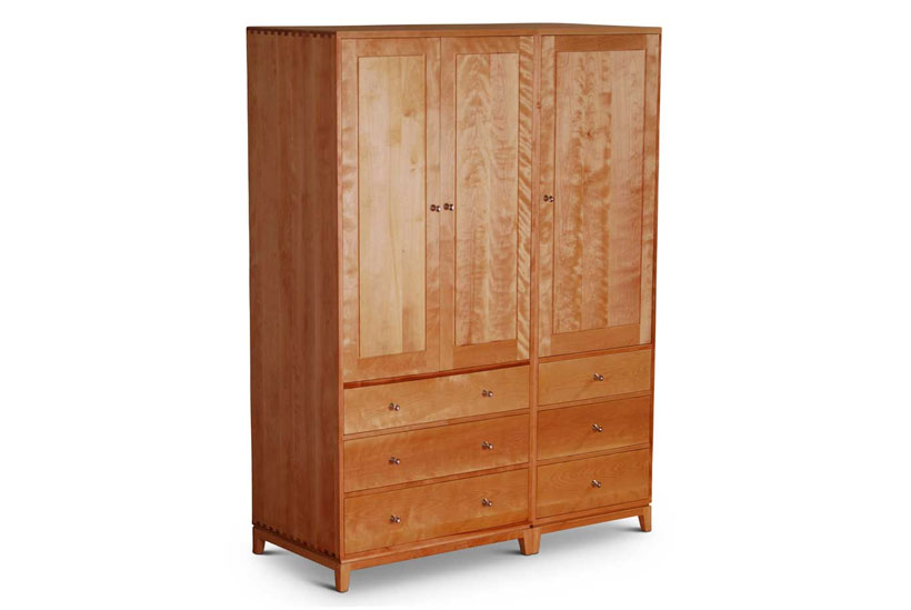 Double Dovetail Armoire Birch Double Dovetail Armoire Birch