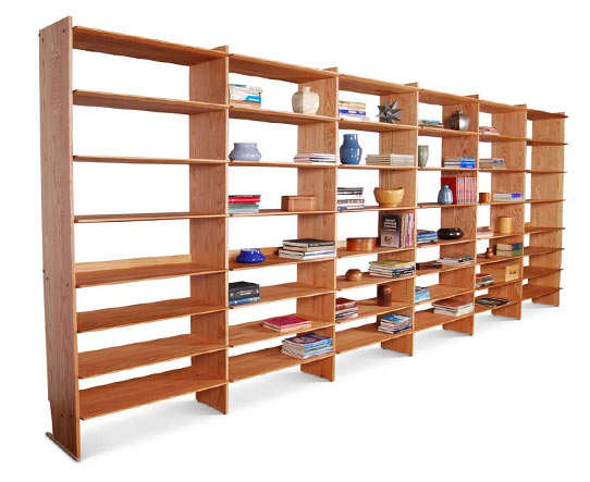 Bookcase Wall by Ania Stempi