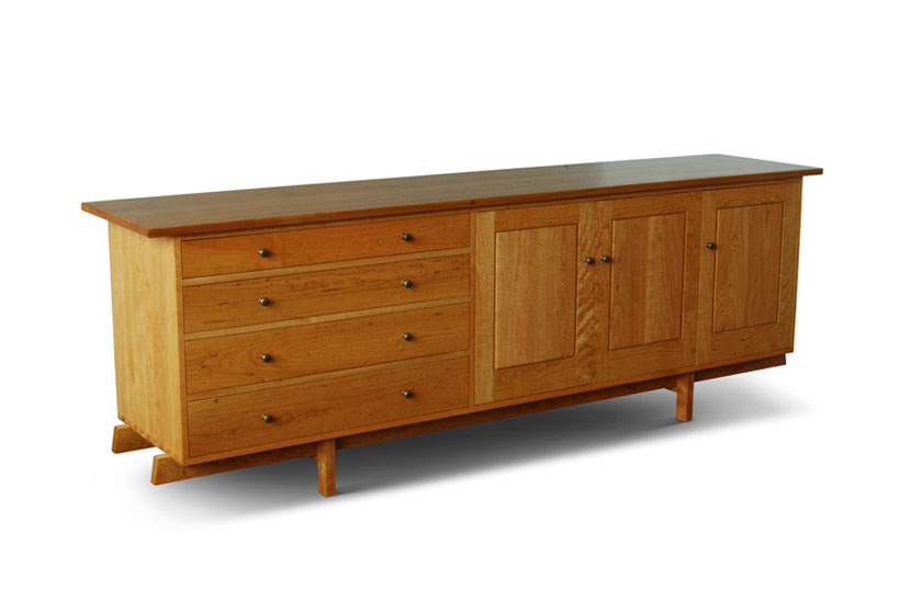 Ania Stempi Credenza - Three Door Version in Cherry