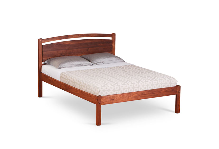 Turtle Bay Platform Bed in Walnut